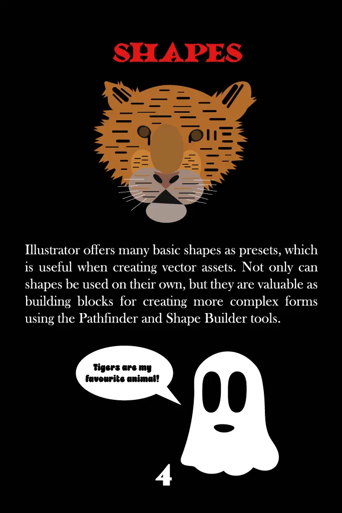 Illustrator guide page 4, shapes.